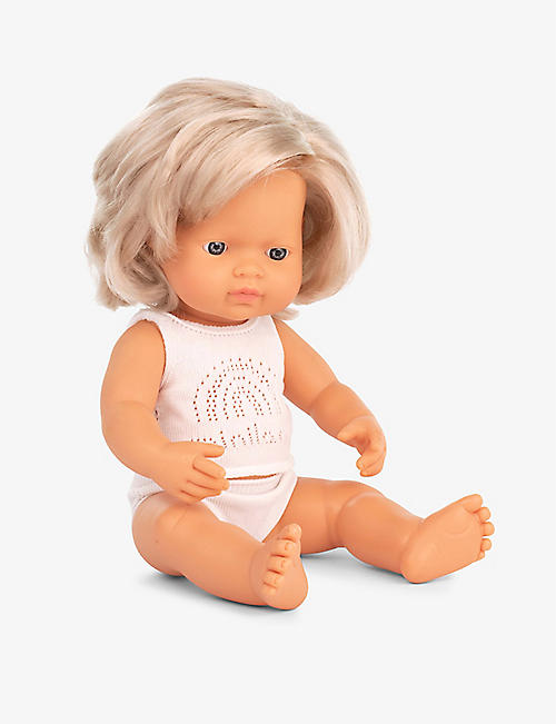 MINILANDS: Educational female baby doll 38cm