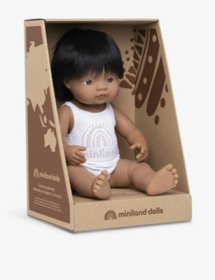 MINILANDS: Educational male baby doll 38cm