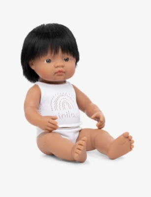 MINILANDS: Educational male baby doll 38cm