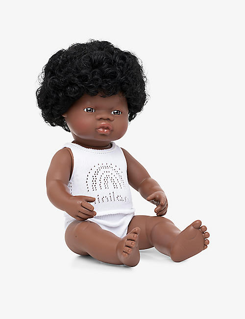 MINILANDS: Educational female baby doll 38cm