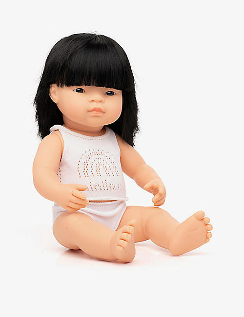 MINILANDS: Educational vinyl female baby doll 38cm