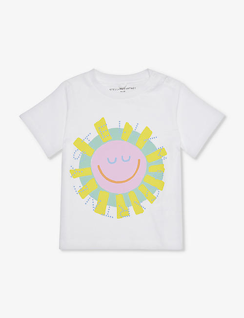 STELLA MCCARTNEY: Sun-print cotton-jersey T-shirt 9-36 months