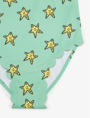 Stella McCartney Lilac Starfish Print Sweat Shorts main image 1
