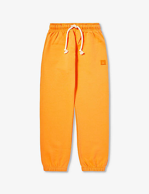 ACNE STUDIOS: Logo-patch cotton-jersey jogging bottoms 6-8 years