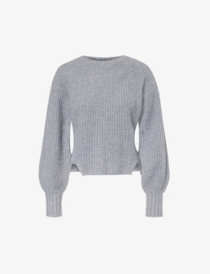 PAIGE: Palomi round-neck wool-blend sweater