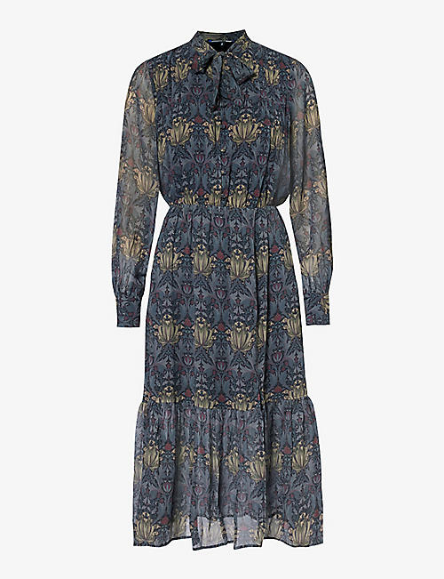 PAIGE: Morris & Co. x PAIGE Koralina silk midi dress