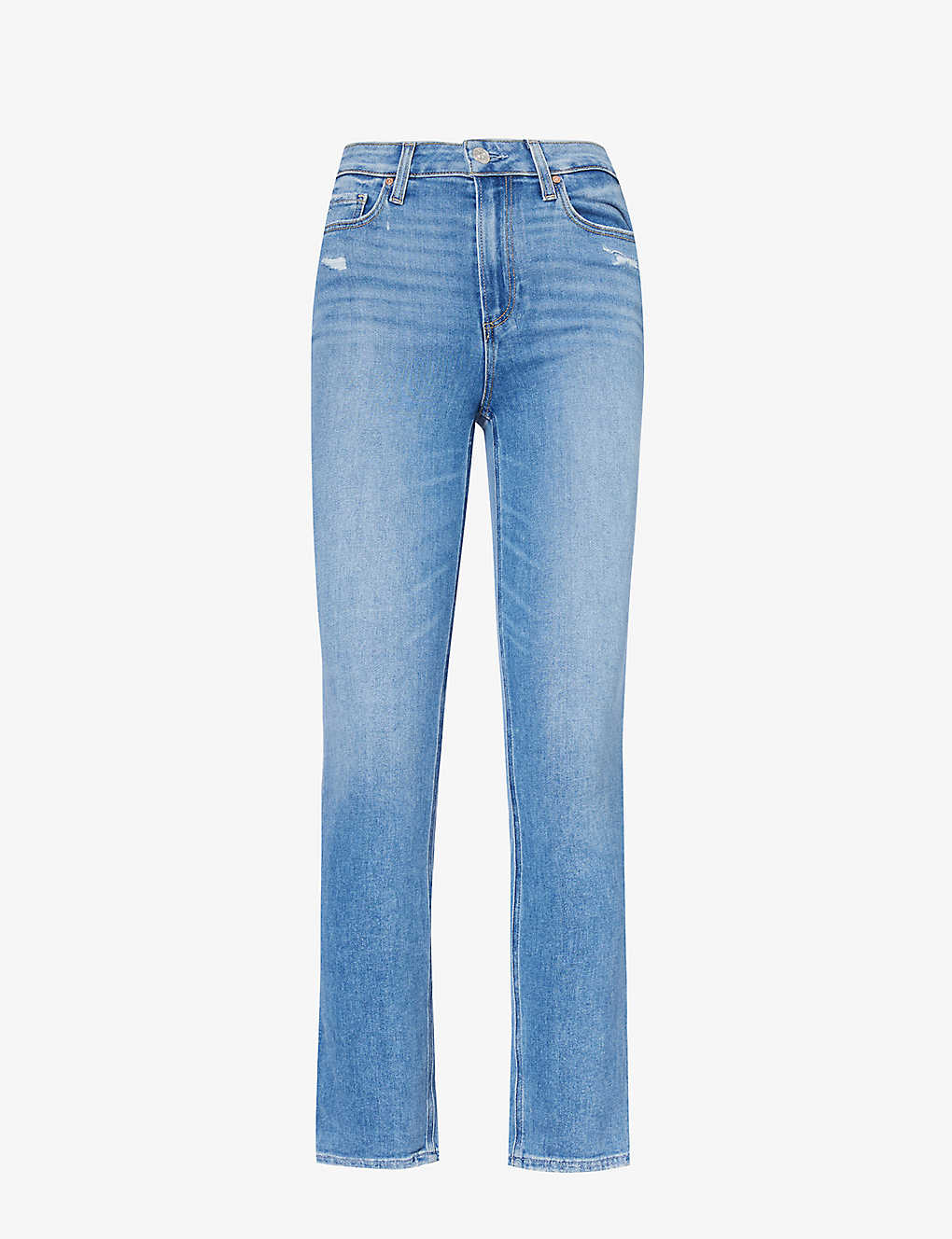 Paige Margot Skinny-leg High-rise Stretch-denim Jeans In Blue
