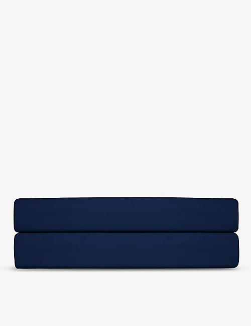 RALPH LAUREN HOME: Player polo-embroidered king cotton fitted sheet 150cm x 200cm