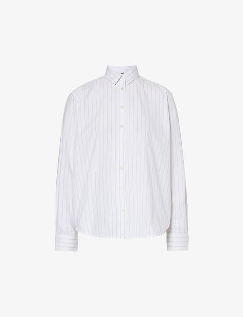 TOTEME: Signature striped organic-cotton shirt