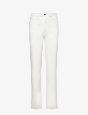 TOTEME: Straight-leg mid-rise organic-cotton jeans