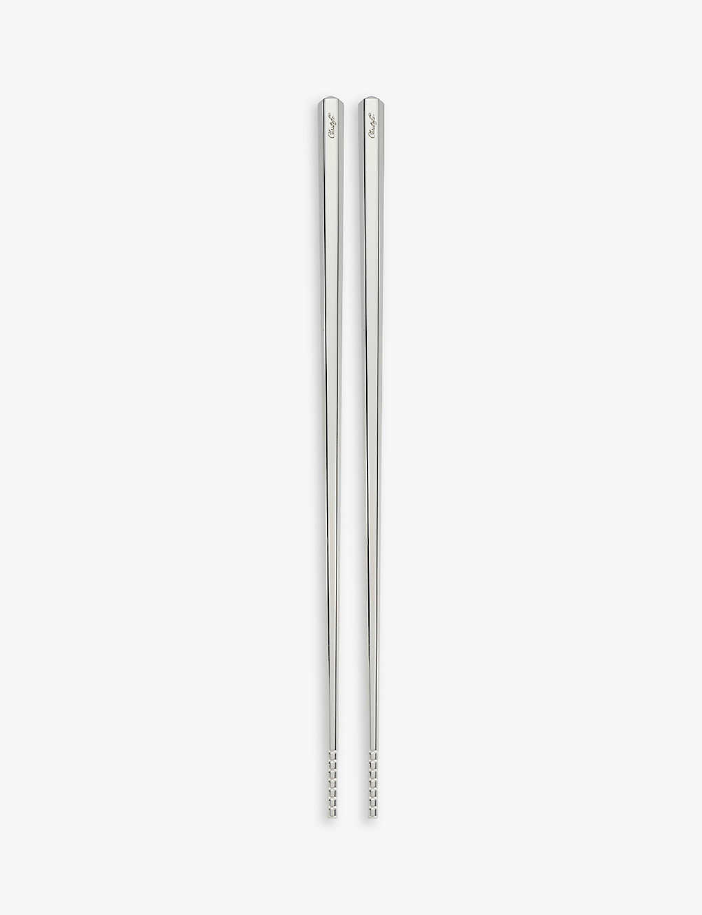 Christofle Infini Pair Of Silver-plated Metal-alloy Chopsticks