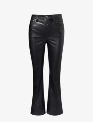 rag & bone Simone Leather Flared Pants