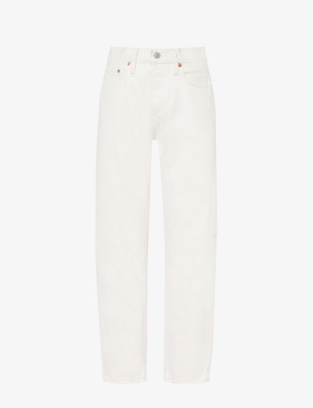 501 cropped straight-leg high-rise jeans