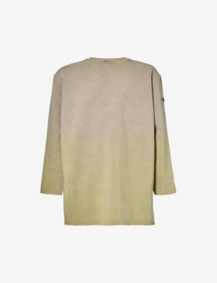 Shop Rick Owens Mens Acid Degrade X Moncler Subhuman Cotton-blend Sweatshirt