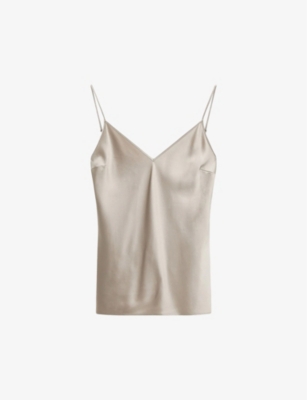 Shop Joseph Women's Spark Clea Bias-cut Silk-satin Camisole