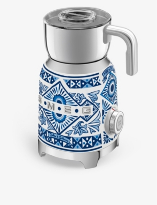Smeg X Dolce & Gabbana Blue  Mediterraneo Milk Frother In Blue