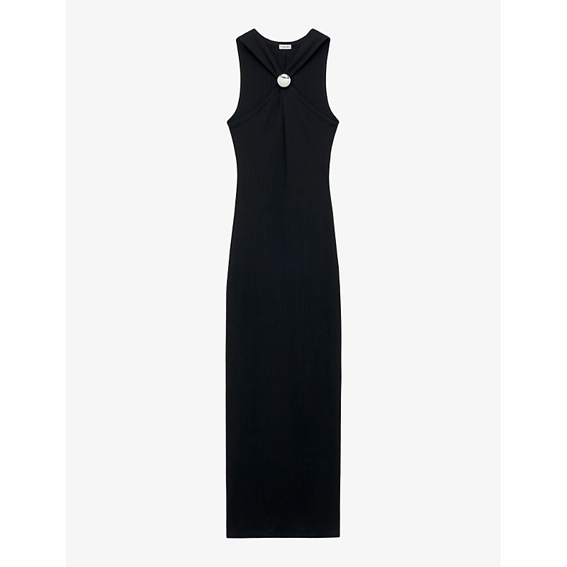 Loewe Anagram Pebble Dress In Black