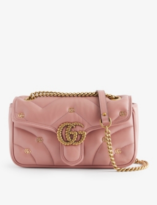 GUCCI: Marmont quilted-leather cross-body bag