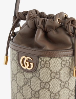 Shop Gucci Be.eb/n.acero/n.acer Ophidia Gg Supreme Canvas Bucket Bag