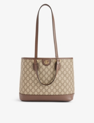 GUCCI Ophidia canvas tote bag Selfridges