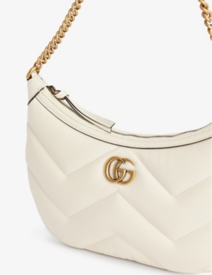 GUCCI: Marmont quilted-leather shoulder bag
