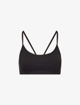 VUORI - Bliss brand-patch stretch-recycled polyamide sports bra