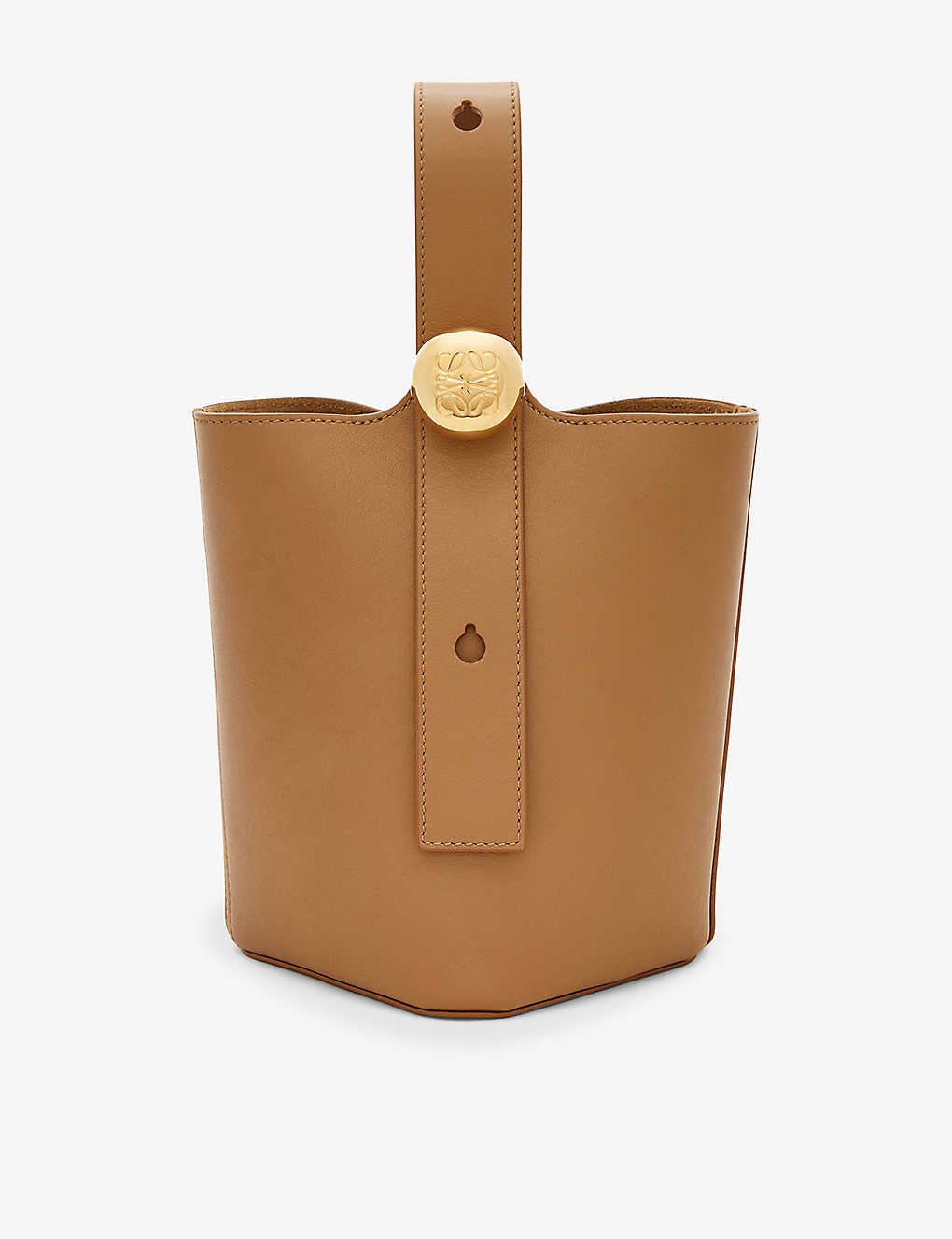 Shop Loewe Women's Oak Pebble Mini Leather Bucket Bag