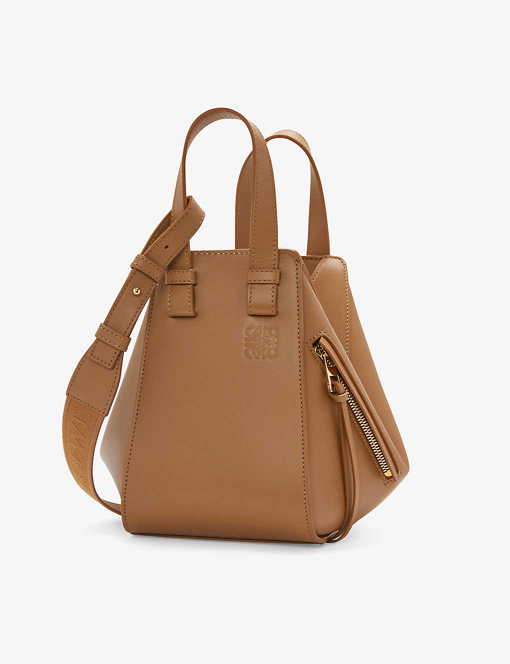 Loewe Womens Oak Hammock Compact Leather Shoulder Bag