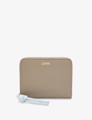 LOEWE: Knot slim leather wallet