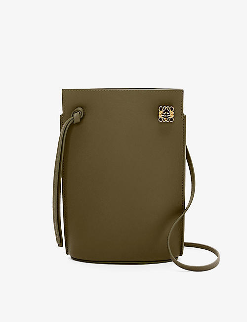 LOEWE: Dice Pocket leather cross-body bag