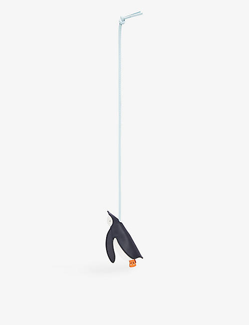 LOEWE: Loewe x Suna Fujita penguin-shaped leather charm