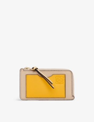 LOEWE: Logo-debossed zipped leather coin purse