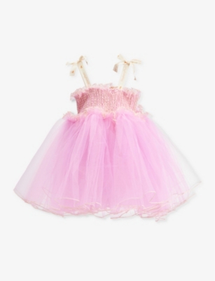 Raspberry Plum Girls Pink Kids Nikola Tulle Woven Dress 3-10 Years