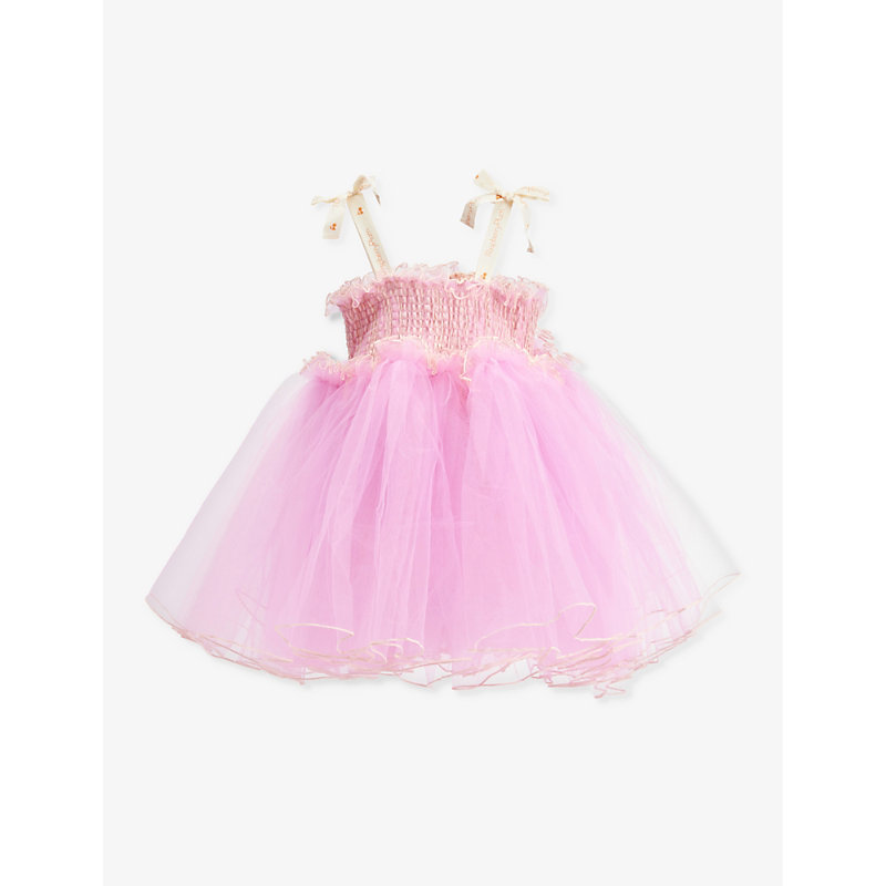 Raspberry Plum Girls Pink Kids Nikola Tulle Woven Dress 3-10 Years