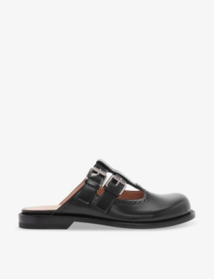 LOEWE: Campo Mary-Jane leather mules