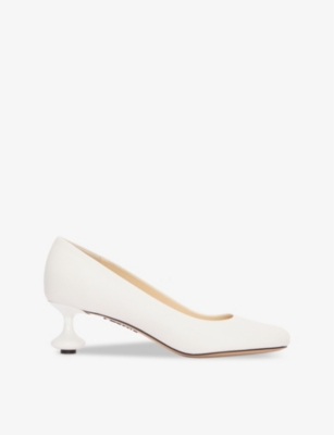 Loewe Toy Leather Stiletto Pumps In White