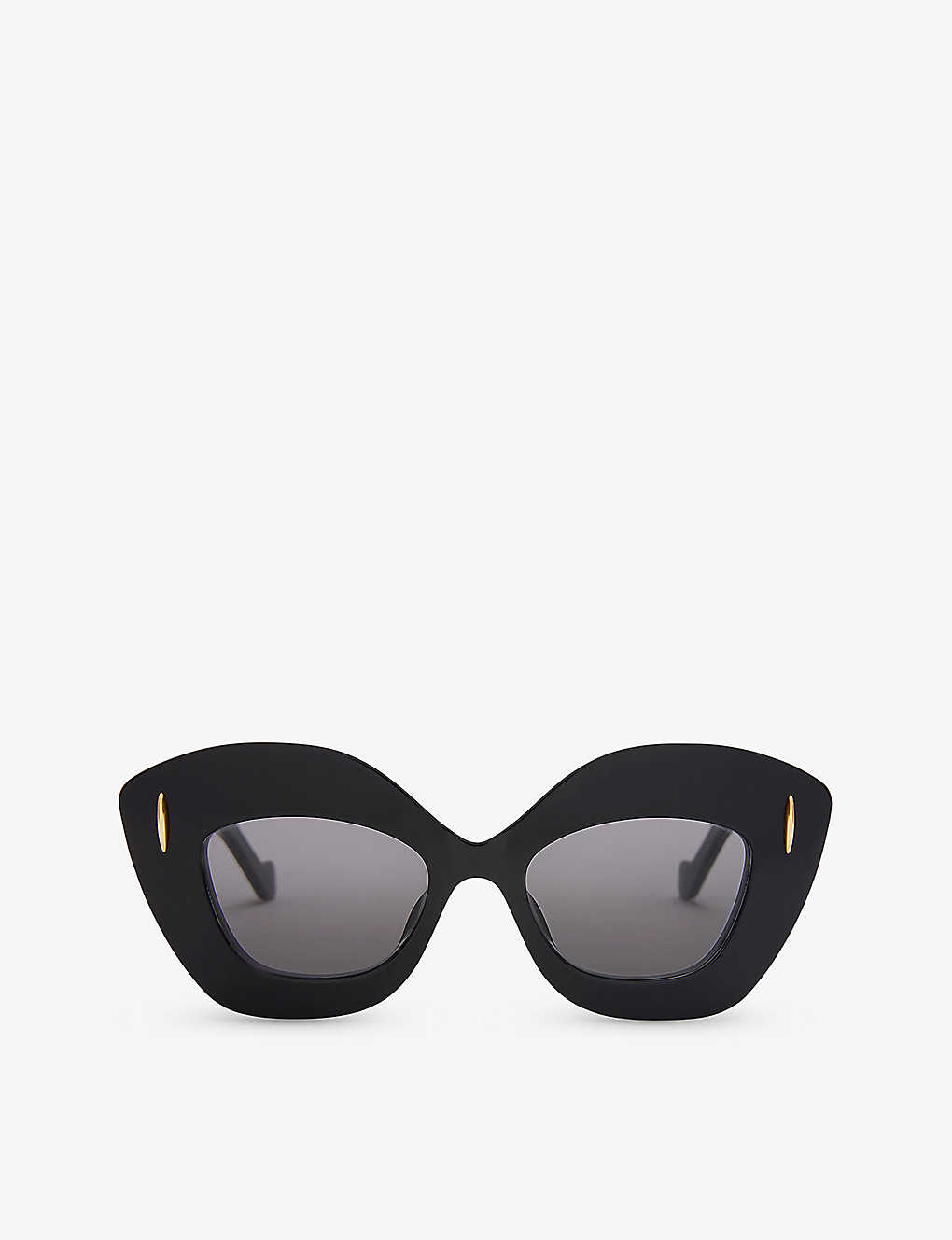 Loewe Womens Black G736sunx02 Retro-screen Acetate Sunglasses