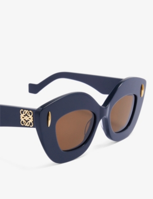 LOEWE: G736SUNX02 Retro-Screen acetate sunglasses