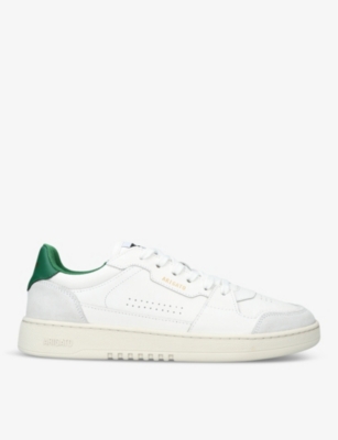 AXEL ARIGATO AXEL ARIGATO MEN'S GREEN COMB DICE LO SUEDE AND RECYCLED-POLYESTER LOW-TOP TRAINERS