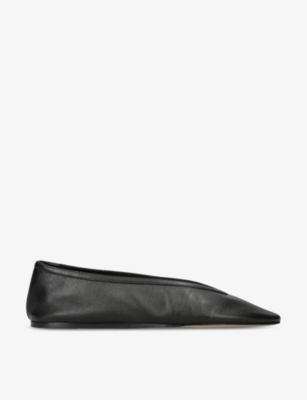 Shop Le Monde Beryl Women's Black Luna Pointed-toe Leather Pumps