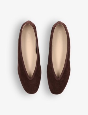 LE MONDE BERYL: Luna pointed-toe suede pumps