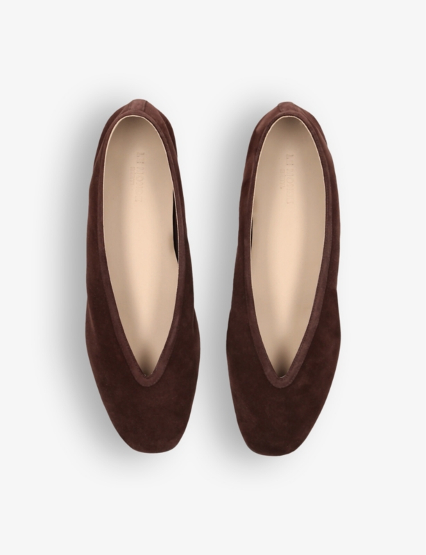 Luna pointed-toe suede pumps