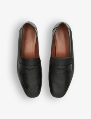 Shop Le Monde Beryl Women's Black Soft Leather Penny Loafers