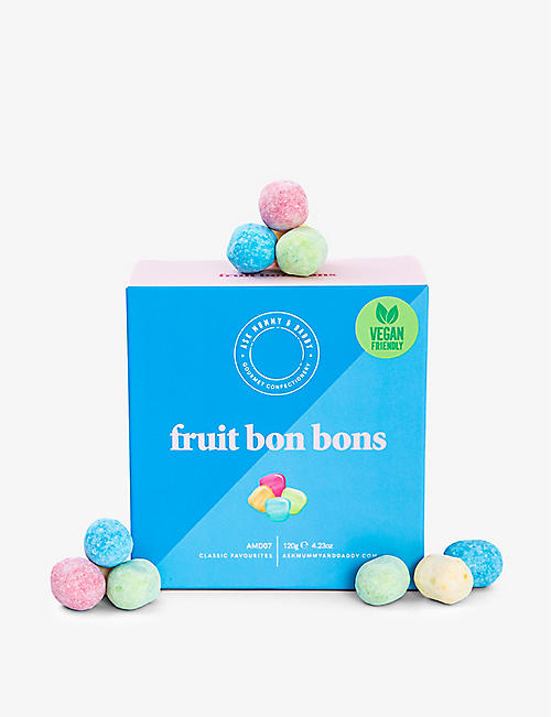 ASK MUMMY AND DADDY: Fruit bon bons box of sweets 120g