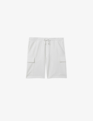 REISS: Oliver patch-pocket stretch-woven shorts