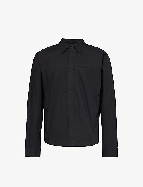 ENTIRE STUDIOS: Long-sleeved chest-pocket cotton shirt