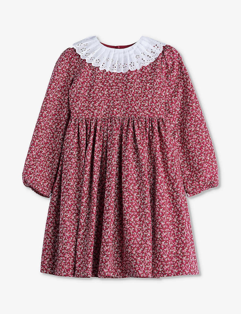 Trotters Girls Berry Ditsy Kids Bonnie Floral-print Cotton Dress 2-11 Years