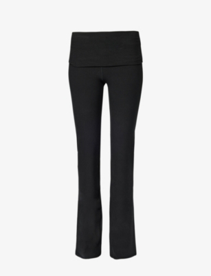 ALO YOGA - Alosoft high-rise flared-leg stretch-woven bootcut leggings