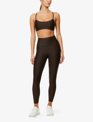 ALO YOGA: 7/8 Airlift high-rise slim-leg stretch-woven leggings