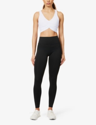 ALO YOGA: Wild Thing V-neck stretch-woven bra